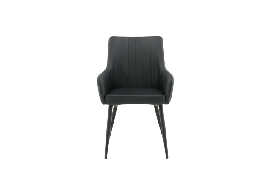 Spisestol Comfort 2-pakk – svart