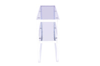 Sidebord Rocker 110 x 30 – hvit