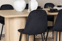Spisegruppe Polar & Olivia 2-pakk 210 x 100 – svart og natur