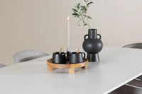 Spisegruppe Evelina & Silar 2-pakk 180 x 90 – grå og hvit