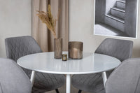 Spisebord Plaza rundt ⌀100 – laminert bordplate