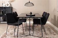 Spisegruppe Muce & Petra 2-pakk 190 x 90 – svart