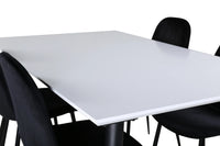 Spisegruppe 2-pakk Jimmy & Polar 150 x 90 – hvit og svart