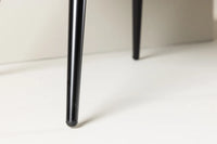 Spisestol Velvet 2-pakk – svart