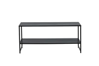 Sofabord Staal 102 x 45 – svart