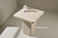 Sofabord Qvart 50 x 50 – beige