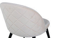 Spisestol Velvet 2-pakk – beige