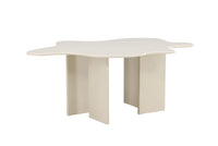 Spisebord Flower ovalt 190 x 123 – beige