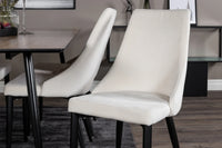 Spisestol Leone 2-pakk – hvit