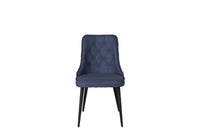 Spisestol Velvet Deluxe 2-pakk – blå