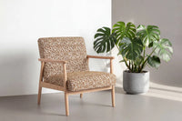 Loungelenestol Runbert – brun