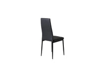 Spisestol Slim 2-pakk – svart