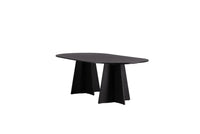 Spisebord ovalt 230 x 115 – svart