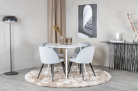 Spisebord Plaza rundt ⌀100 – laminert bordplate