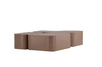 Sofabord Nordland 92x70, 74x60, 40x40 – brun