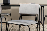 Spisegruppe Kenth & Uno 2-pakk 200 x 90 – grå og svart