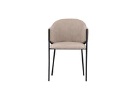 Spisestol Evelina 2-pakk – beige