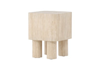Sidebord Klirou 40x40 – beige