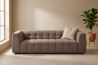 Sofa 3-seter Malou – brun