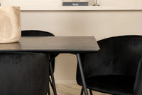 Spisegruppe Berit & Petra 190 x 90 – svart