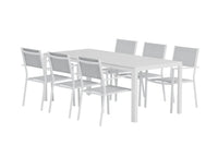 Spisegruppe Copacabana & Break 2-pakk 205 x 90 – grå og hvit