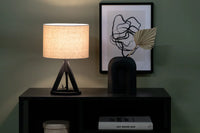 Bordlampe Kona – svart