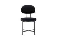Spisestol Stella 2-pakk – svart