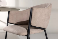 Spisestol Evelina 2-pakk – beige
