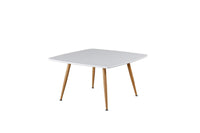 Sofabord Plaza 80 x 80 – hvit