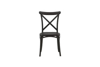Spisestol Crosett 2-pakk – svart