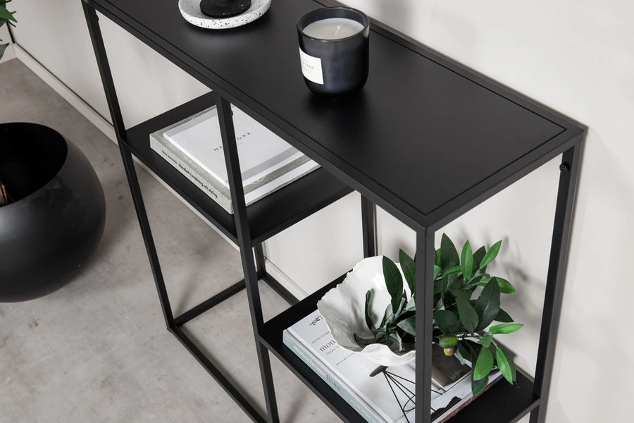 Stålhylle 26 x 81 x 80 – svart
