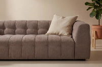 Sofa 3-seter Malou – brun