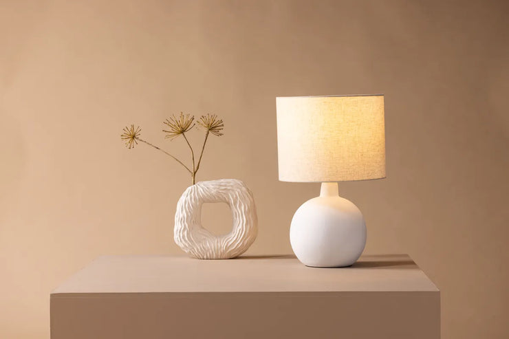 Bordlampe Torcello – beige
