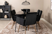 Spisegruppe Petra 190 x 90 – svart