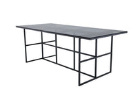 Spisebord Leif rektangulært 200 x 90 – svart