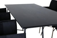 Spisegruppe Petra 190 x 90 – svart