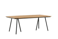 Rektangulært spisebord Chan 200 × 100 – natur