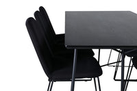 Spisegruppe Muce & Petra 2-pakk 190 x 90 – svart