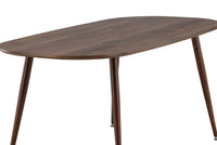 Spisebord Sanford ovalt 180 x 90 – mørkebrun