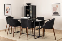 Spisegruppe Arch & Leif 2-pakk 200 x 90 – svart