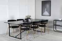 Spisestol Arrow 2-pakk – svart
