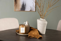 Spisegruppe Olivia & Seda ⌀110 2-pakk – mokka og beige