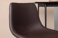 Barstol Alexi 2-pakk – brun