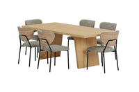 Spisegruppe Butterfly & Logga 2-pakk 210 x 100 – beige og natur