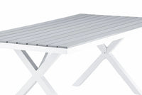 Spisebord Garcia 200 × 100 – grå