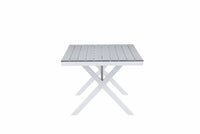 Spisebord Garcia 200 × 100 – grå