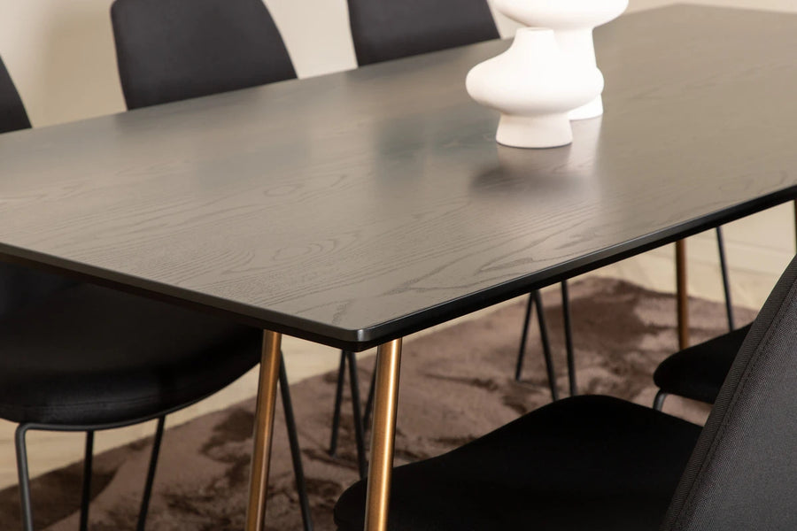 Spisegruppe Muce & Petra 2-pakk 190 x 90 – svart