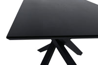 Spisebord Piazza 180 x 90 – svart