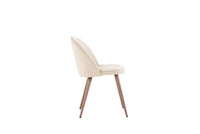 Spisestol Velvet 2-pakk – beige