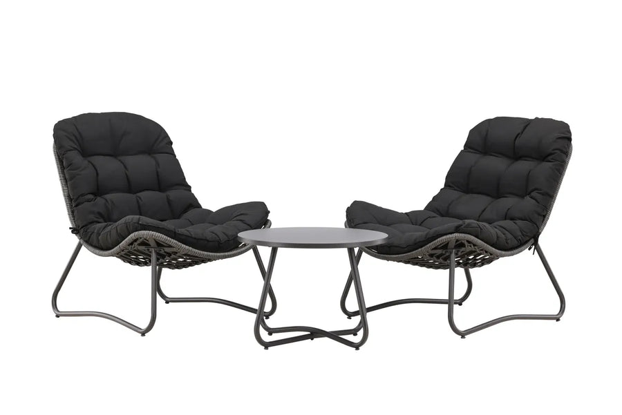 Loungegruppe Cala – mørk grå